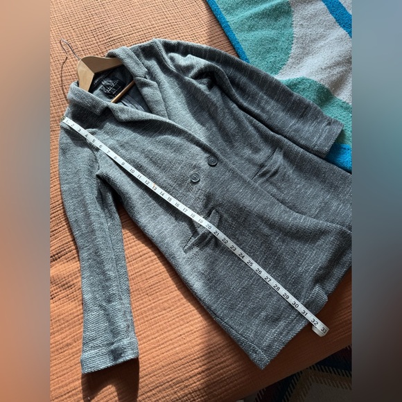 Anthropologie Sanctuary Longline Knit Blazer Gray Size XS - Picture 6 of 13